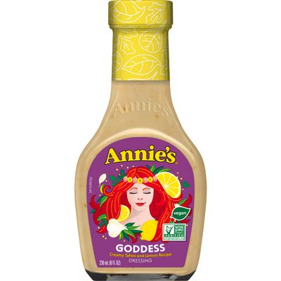 Annie's Goddess Salad Dressing, Vegan, Non-GMO, 8 fl oz