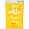 HALLS Relief Honey Lemon Sugar Free Cough Drops, 25 Drops view 1