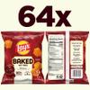 Baked Lays Potato Chips, Barbecue, 1.125 oz Bags, (64 Pack), 50% Less Fat, Gluten Free, No Artificial Flavors, No Colors from Artificial Sources view 2