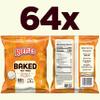 Baked Ruffles Potato Chips, Cheddar & Sour Cream, 1.125 oz Bags, (64 Pack), 50% Less Fat, Gluten Free, No Artificial Flavors, No Colors from Artificial Sources view 2