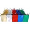 100 Metallic Tote Bags Shopping Gift Case Display 4.5" view 1