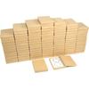 100 Kraft Paper Pendant Gift Boxes Cotton Filled Box 7" view 1