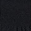 200 Black Dinner/Hand Towel Plain Solid Napkins view 1