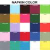 200 Black Dinner/Hand Towel Plain Solid Napkins view 2