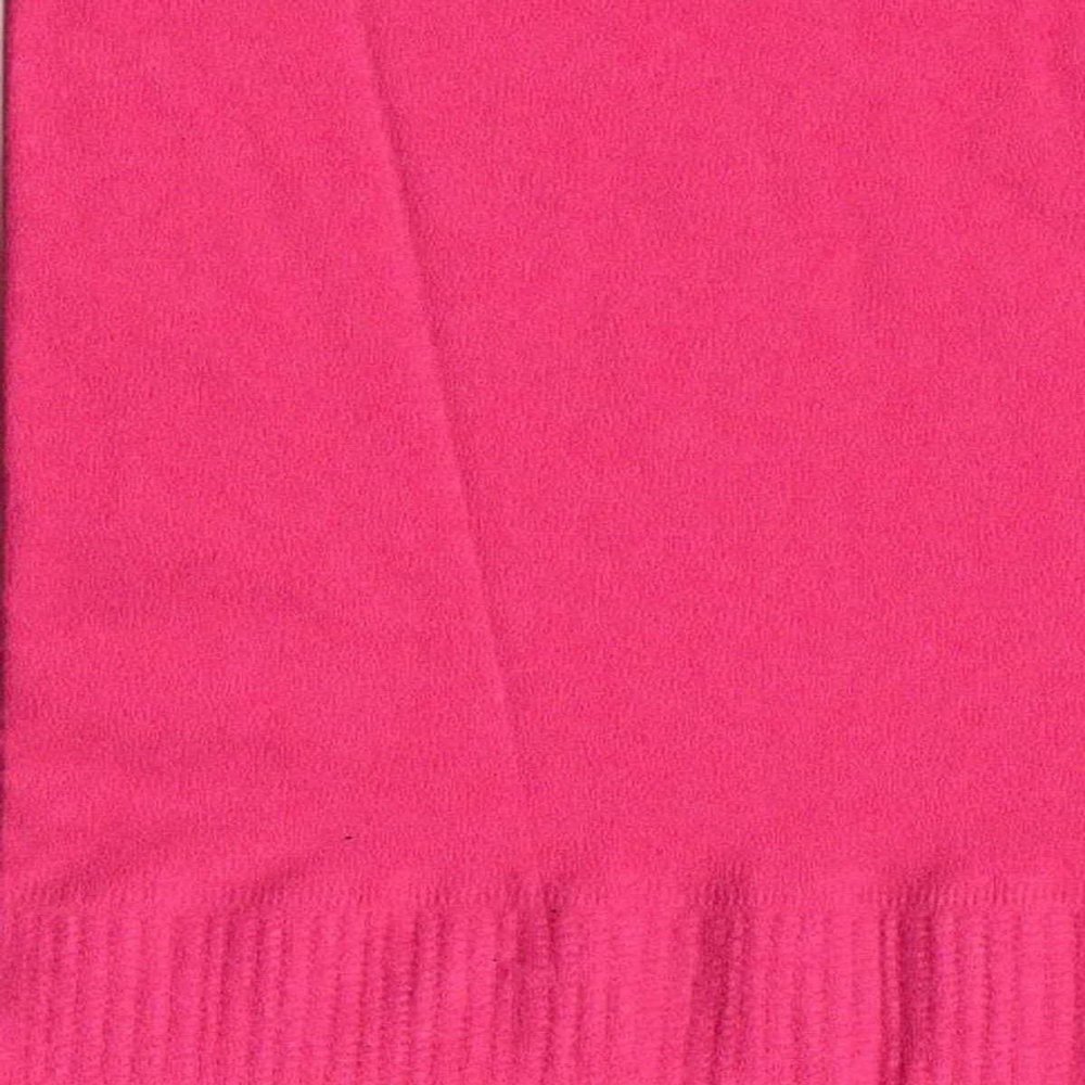 200 Hot Pink Dinner/Hand Towel Napkins Plain Solid Colors