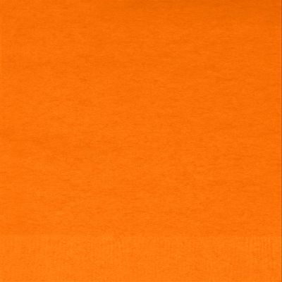 200 Orange 3-Ply Dinner/Hand Towel Napkins Plain Solid Colors