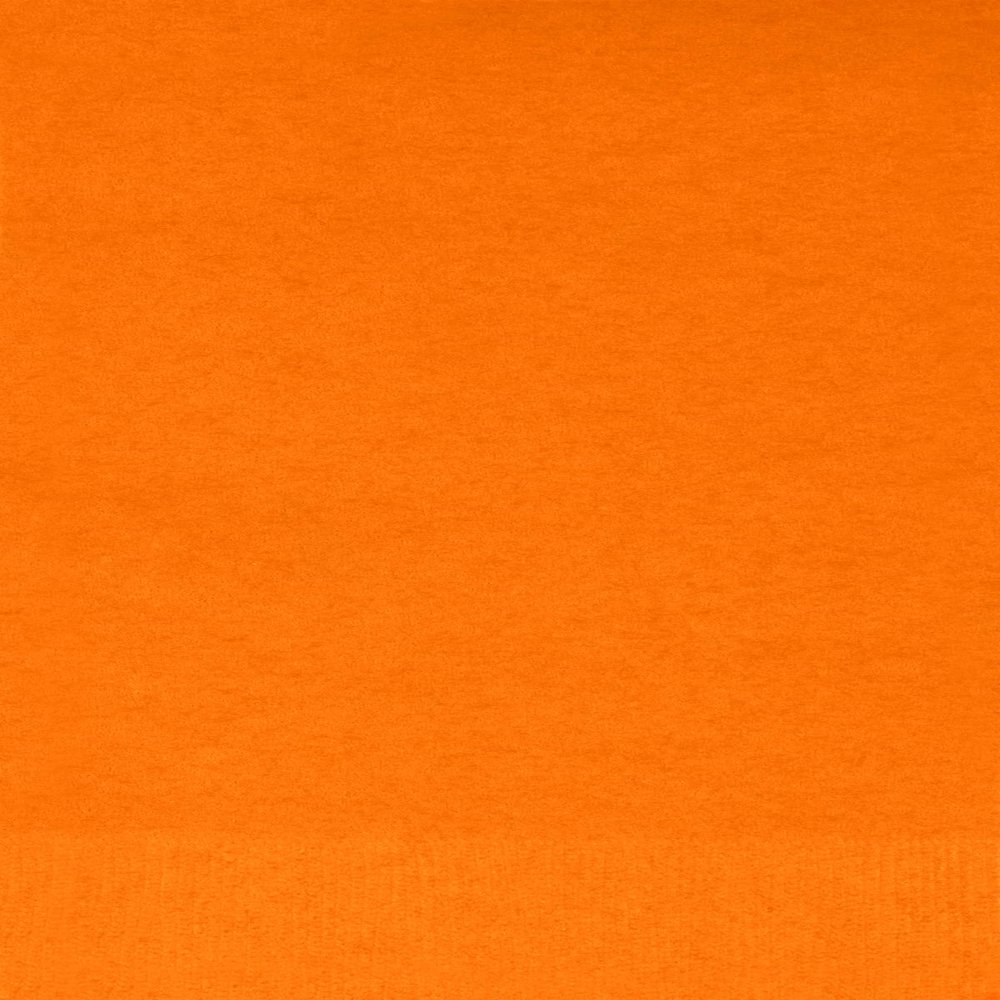 200 Orange 3-Ply Dinner/Hand Towel Napkins Plain Solid Colors
