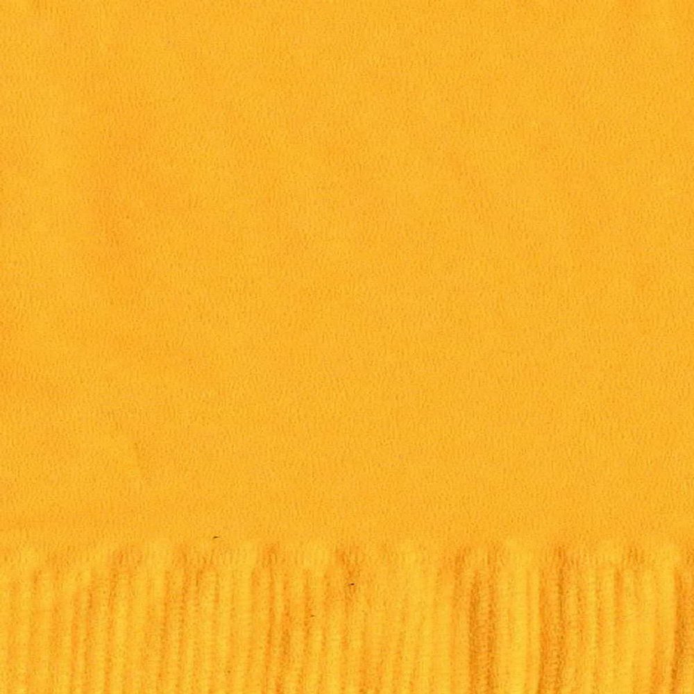 200 Harvest Yellow/School Bus Yellow Dinner/Hand Towel Napkins Plain Solid Colors