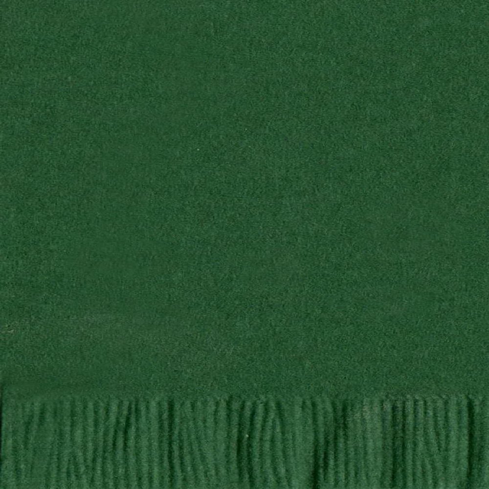 200 Hunter Green Dinner/Hand Towel Napkins Plain Solid Colors