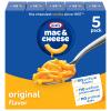 Kraft Mac and Cheese, 5 Boxes, for Easy Dinner or Dinner Sides, Original Flavor, No Artificial Flavors, Preservatives or Dyes, 7.25 oz view 1