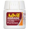 Advil Migraine Headache Relief, Ibuprofen Capsules with Ibuprofen 200mg for Migraine Relief, Nausea Relief and Light Sensitivity Relief - 20 Liquid Filled Capsules view 2