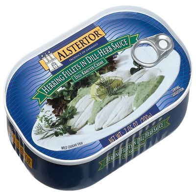 Alstertor Herring Fillets in Dill-Herb Sauce, 7.05 Ounce (Pack of 10)