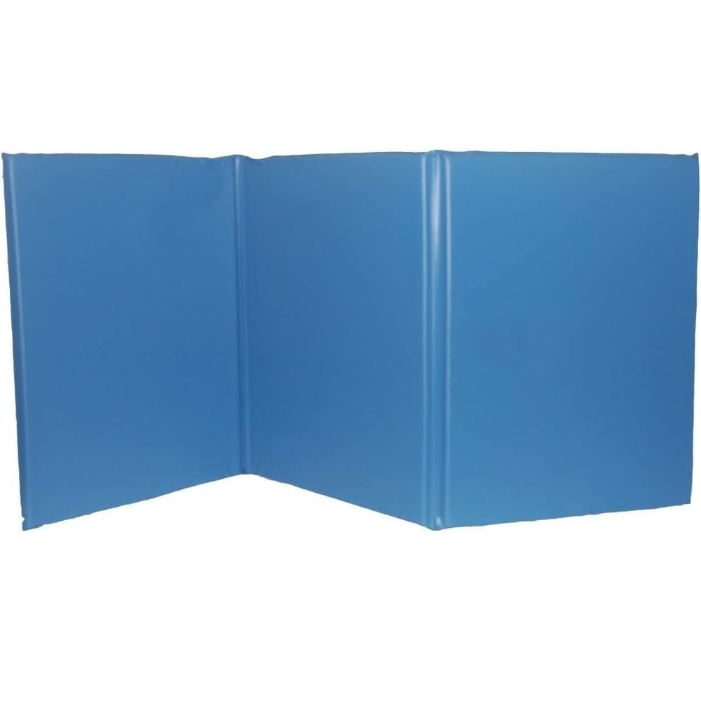 Skil-Care Tri-Fold Bedside Fall Mat, 68" L x 26" W x 1" H, High-Density Foam Safety Mat with Non-Slip Bottom, 911547