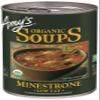 Amys Soup, Vegan Minestrone Soup, Low Fat, Made With Organic Vegetables, Beans and Pasta in Tomato Broth, Canned Soup, 14.1 Oz view 1