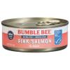 Bumble Bee Skinless & Boneless Canned Pink Salmon in Water, 5 oz Can - Premium Wild Caught Salmon - 20g Protein per Serving - Gluten Free, Kosher, MSC Certified view 1