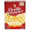 Orville Redenbachers Microwave Popcorn, Light Butter Flavor, 4g Fiber Per Serving, 2.7 oz., 6-Count view 1