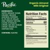 Pacific Foods Original Organic Almond Milk, Plant Based Milk, 32 oz Carton view 2