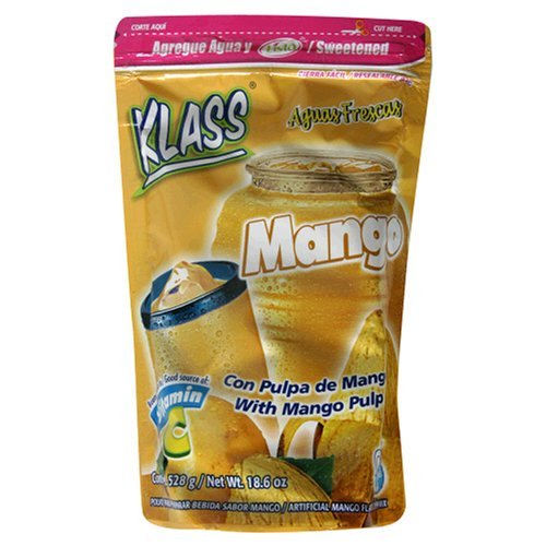 Klass Listo Mango, 18.6-Ounce Units (Pack of 6)
