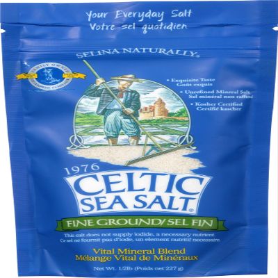 Celtic Sea Salt, Fine Ground Resealable Bag, 8 oz