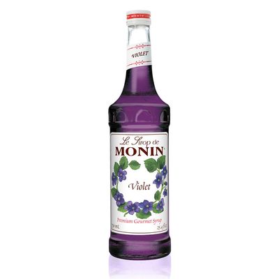 Monin - Violet Syrup, Mild and Floral, Great for Cocktails and Sodas, Gluten-Free, Non-GMO (750 ml)