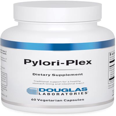 Douglas Laboratories Pylori-Plex - For Stomach Lining & GI Support* - With Mastic Gum, Licorice Root, Marshmallow Root & Slippery Elm - DGL Supplement - 60 Vegetarian Capsules