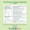 PURE SYNERGY Organic Superfood Powder | Green Superfood Powder | Whole Food Supplement with Organic Greens, Spirulina and Mushrooms | for Energy, Healthy Aging, and Immune Health (12.5 oz) view 2