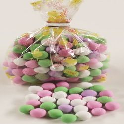 Scott's Cakes Chocolate Dutch Mints in a 1 Pound Easter Chicks Bag