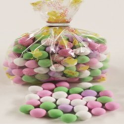 Scott's Cakes Chocolate Dutch Mints in a 1 Pound Easter Chicks Bag