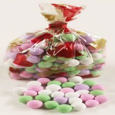 Scott's Cakes Chocolate Dutch Mints in a 1 Pound Multi Heart Bag