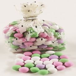 Scott's Cakes Chocolate Dutch Mints in a 8 oz. Ghost Bag