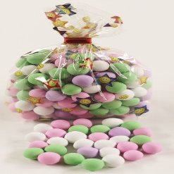Scott's Cakes Chocolate Dutch Mints in a 1 Pound Smiley Face Bag