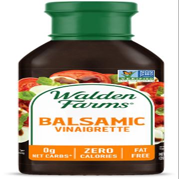 Walden Farms Balsamic Vinaigrette Calorie-Free, Gluten-Free, Low Carb, Keto-Friendly, Vegan, Sugar-Free Salad Dressing with Rich Classic Balsamic Flavor 12 oz Bottle