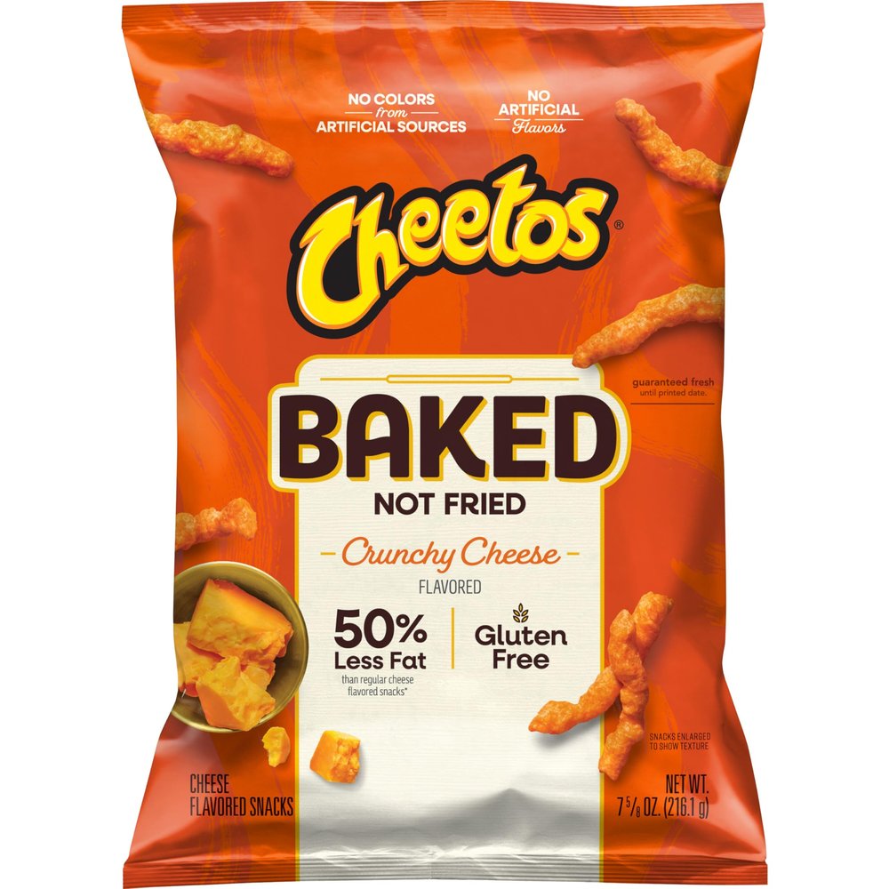 Oven Baked Cheetos Cheese Snacks, Crunchy, 7.65 oz