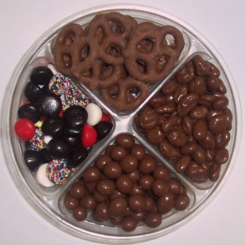 Scott's Cakes 4-Pack Licorice Mix, Chocolate Pretzels, Chocolate Rasins & Chocolate Peanuts