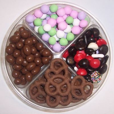 Scott's Cakes 4-Pack Licorice Mix, Chocolate Pretzels, Chocolate Peanuts, & Chocolate Dutch Mints