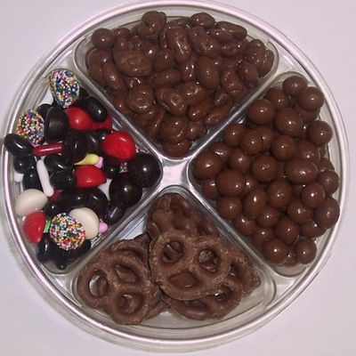 Scott's Cakes 4-Pack Chocolate Pretzels, Licorice Mix, Chocolate Raisins, & Chocolate Peanuts