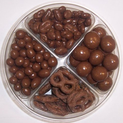 Scott's Cakes 4-Pack Chocolate Pretzels, Chocolate Malt Balls, Chocolate Peanuts, & Chocolate Raisins