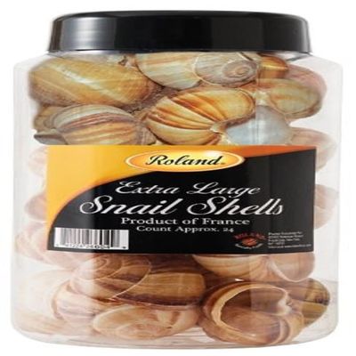 Roland Foods Extra Large Snail Shells, 3 Dozen Tubes