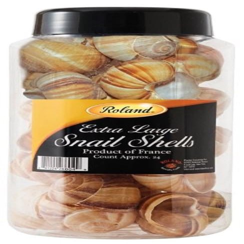 Roland Foods Extra Large Snail Shells, 3 Dozen Tubes