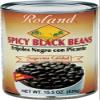 Roland Foods Spicy Black Beans, 15.5-Ounce Can (Pack of 24) view 1