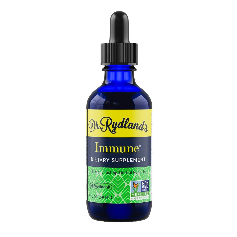 Dr. Rydland's Herbal Supplement | Created by KidsWellness | Safe and Effective for Infants to Adults| Immune | Colds, Flu, Bronchial and Croup Symptoms | 2 Ounce Bottle