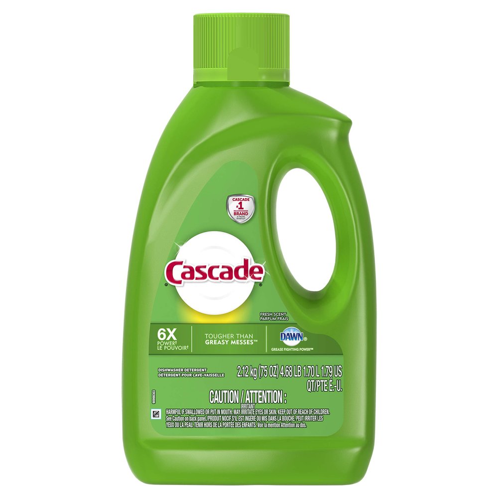 Cascade Dishwasher Detergent Gel, Fresh Scent, 75 oz