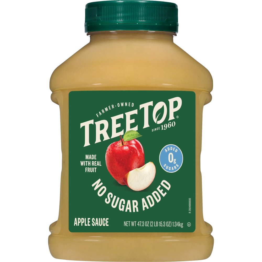 Tree Top, Applesauce No Sugar Added, 47.3 Oz
