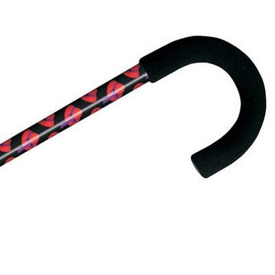 Walking Cane - Tourist Adjustable "Red Hat" Cane