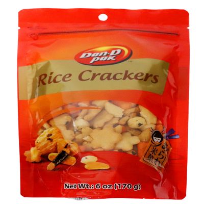 Dan-D-Pak Rice Crackers, 7-Ounce Bags (Pack of 12)