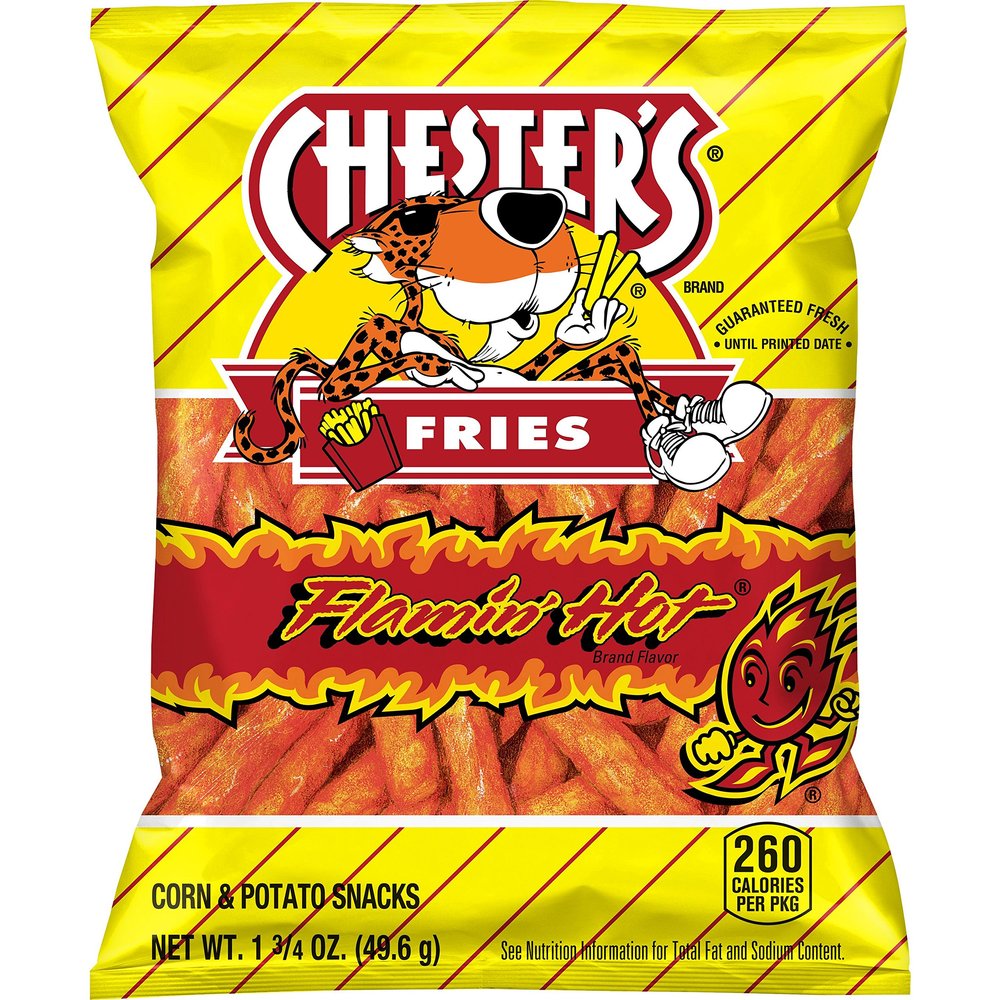 Chester's Flamin' Hot Fries, 1.75 Ounce (Pack of 60)