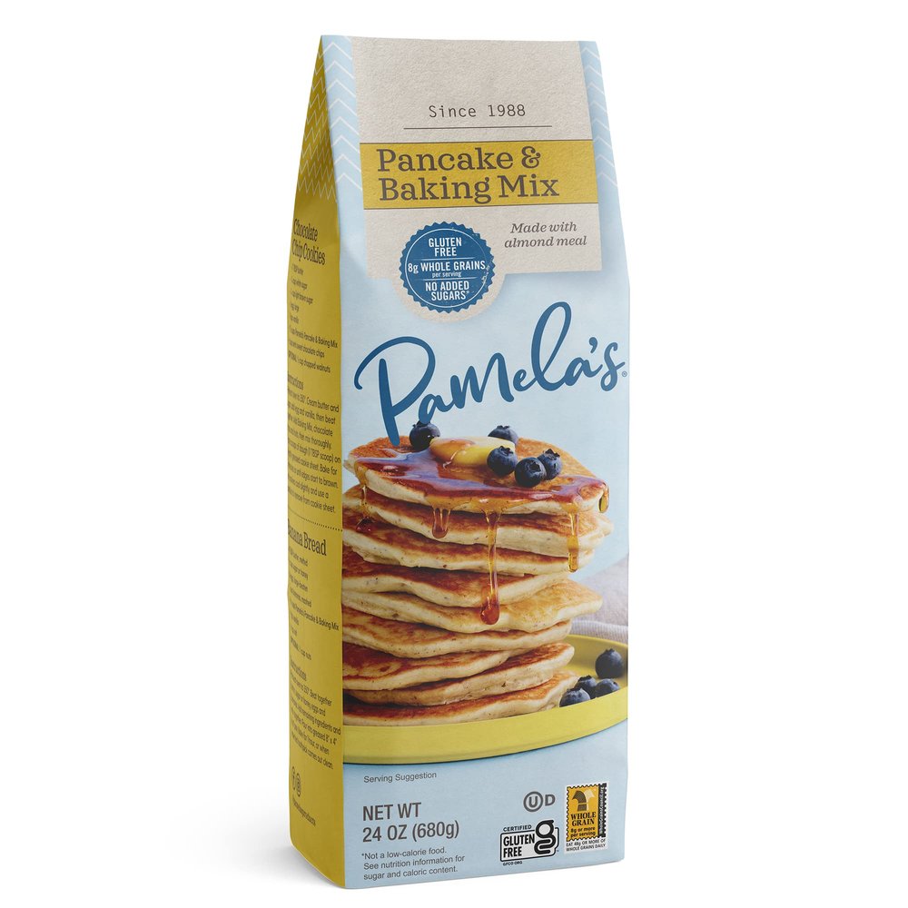 Pamela's Pancake & Baking Mix, Gluten Free, Kosher,24 Ounces (Pack Of 1)