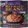 Amy's Organic Refried Beans Canned, Mild with Green Chiles, Vegan, Gluten Free and Vegetarian, 15.4 Oz view 2