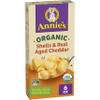 Annie's Organic Shells and Real Aged Cheddar, Made with Real Cheese, 6 oz view 1