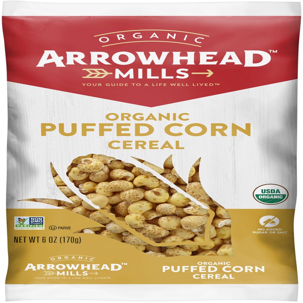 Arrowhead Mills Puffed Corn Cereal, 6 oz